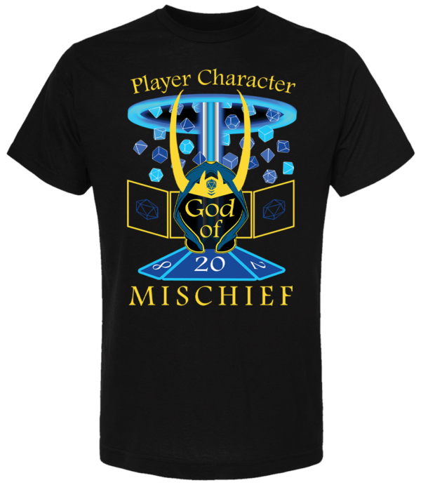 Player Character, God of Mischief T-Shirt